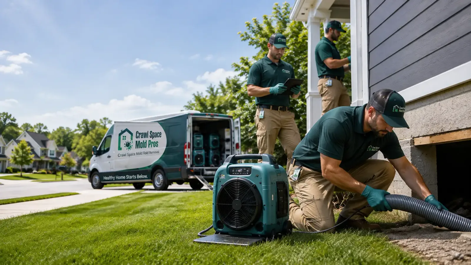 Crawl Space Mold Removal in Mounds, IL